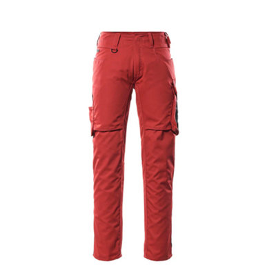 Mascot Unique Oldenburg Trousers - Red/Black   (42.5) (Leg Length - Long)