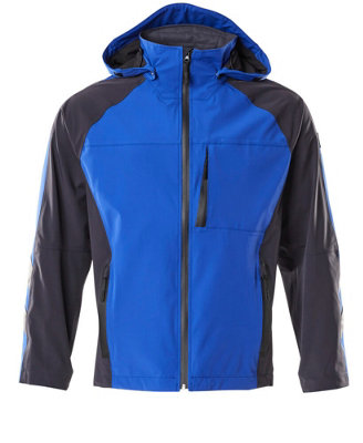 Mascot Unique Stretch Waterproof Outer Shell Jacket (Royal/Dark Navy ...