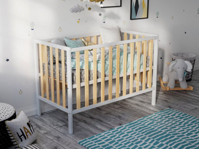 Mason Scandinavian Style Baby Cot 120x60cm