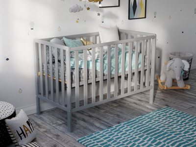 Mason Scandinavian Style Baby Cot 120x60cm