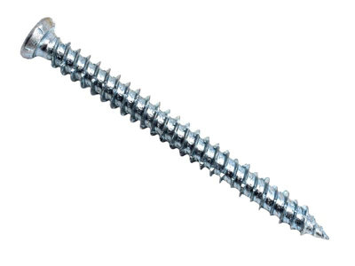 MasonMate 7.5 x 82mm Self Tapping Concrete Frame Screws - 100 Pack for Strong Fixing