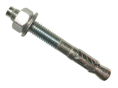 MasonMate Heavy-Duty Zinc Plated Through Bolt M8 x 120mm - Pack of 100 for Construction