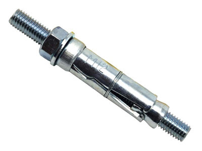 MasonMate M12 x 30mm Medium-Duty Shield Anchors - 20 Pack for Concrete and Masonry