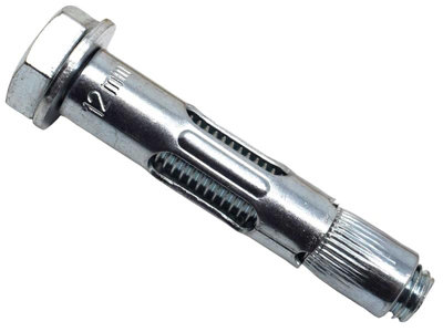 MasonMate M12 x 65mm Hex Loose Bolt Sleeve Anchors - 50 Pack for Concrete and Masonry Projects