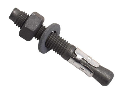 MasonMate M12 x 85mm Galvanised Through Bolts - 25 Pack for Concrete and Stone