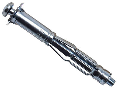 MasonMate M5 x 65mm Hollow Wall Anchors - 100 Pack for Heavy-Duty Secure Fixings