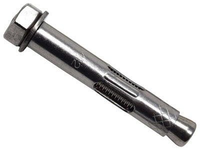 MasonMate Stainless Steel Hex Nut Sleeve Anchors M12 x 75mm - 25 Pack for Secure Fastening