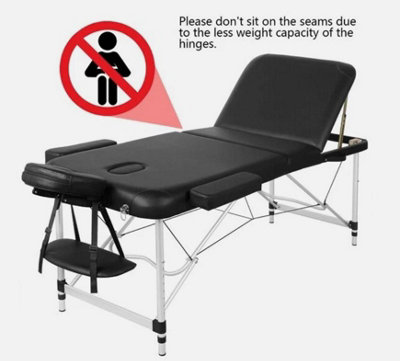 Massage Table 3 Fold Masage Bed Alumium Alloy Massage Couch