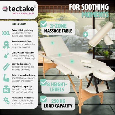 Massage table set Daniel Removable headrest armrests face pad and Bolster cushions massage couch massage table beige