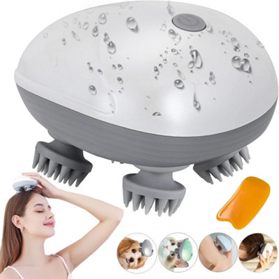 Massager Electric Cat Body Health Care Relax Deep Tissue Head Scalp Kneading UK