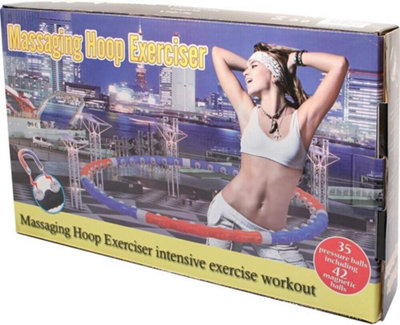 Massaging Hoop Fitness Exercise Workout Pressure Magnetic Balls Training