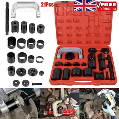 Universal Ball Joint Separator Auto Repair Service Tool Remover Master Adapter 4x4s Cars Press Fit Brake Anchor 21pcs I.1401708485
