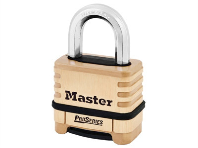 Master Lock 1175D ProSeries Brass 4 Digit Padlock 57mm MLK1175D