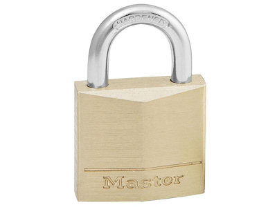 Master Lock 130EURD Solid Brass 30mm Padlock 4-Pin MLK130