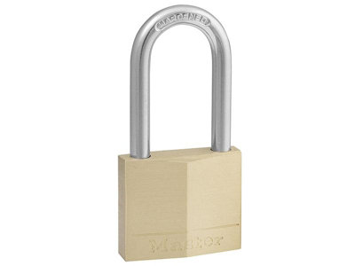 Master Lock 140EURDLF Solid Brass 40mm Padlock 4-Pin - 38mm Shackle MLK140LF