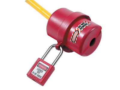 Master Lock 487 Lockout Electrical Plug Cover Small for 120V - 240V MLKS487