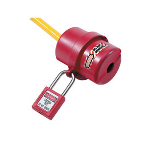 Master Lock 487 Lockout Electrical Plug Cover Small for 120V - 240V MLKS487