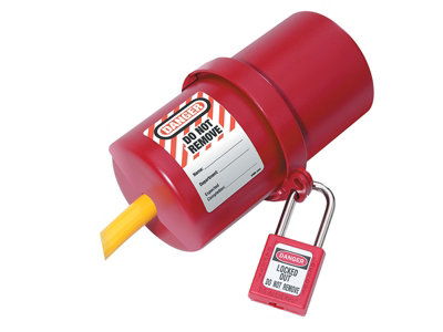 Master Lock 488 Lockout Electrical Plug Cover Large for 240V - 550V MLKS488