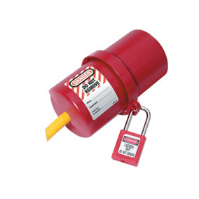 Master Lock 488 Lockout Electrical Plug Cover Large for 240V - 550V MLKS488