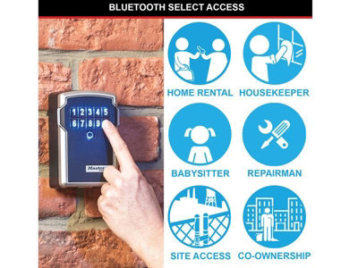 Master Lock 5441EURD Select Access SMART Bluetooth Key Box - Large MLK5441E