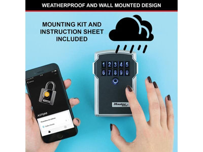 Master Lock 5441EURD Select Access SMART Bluetooth Key Box - Large MLK5441E