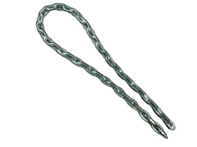 Master Lock 8018E 2M Hardened Steel Chain with Vinyl Cover for Enhanced Security