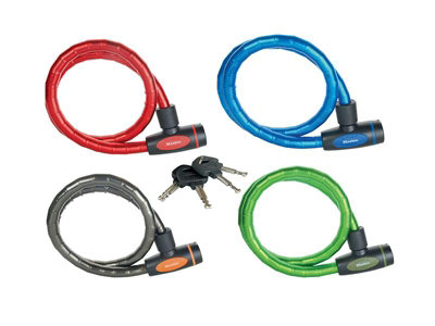Master Lock 8228EURDPRO Mixed Color Keyed Armoured Cable 1m x 18mm MLK8228E
