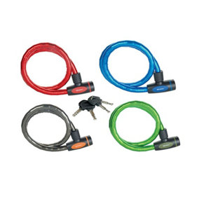 Master Lock 8228EURDPRO Mixed Color Keyed Armoured Cable 1m x 18mm MLK8228E