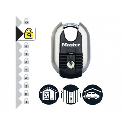 Master Lock Excell Titanium Reinforced 60mm Padlock Multi Colour (One Size)