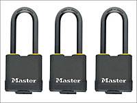 Master Lock - Excell™ Weather Tough 45mm Padlock 4-Pin- Keyed Alike x 3