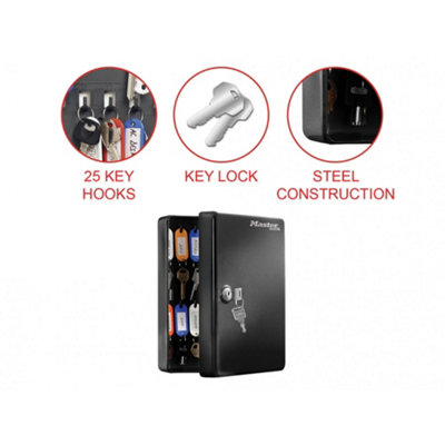 Master Lock Key Storage Lock Box For 25 Keys Multi Colour (One Size)