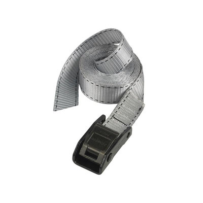 Master Lock Lashing Strap With Metal Buckle Grey (5m 150kg Grey, Single)