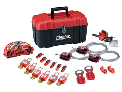 Master Lock S1117VES31KA Valve & Electrical Lockout Toolbox Kit 23-Piece MLKS1117VKA