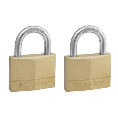 Master Lock Solid Br Padlocks Double Lever Multi Colour (50mm 5-Pin ...