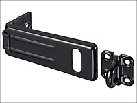 Master Lock - Wrought Steel Hasp Matt Black 115mm