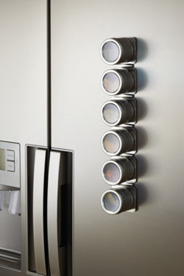 MasterClass 6 Jar Magnetic Spice Rack