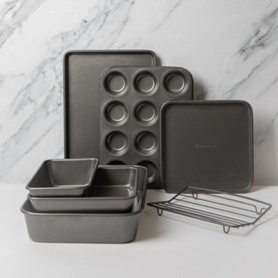 Bakeware Set Masterclass Oven Trays Buy MasterClass Seven-Piece - Main Image