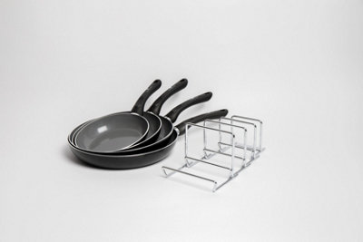 MasterClass CanToPan Recycled NonStick Frying Pan Bundle with 3