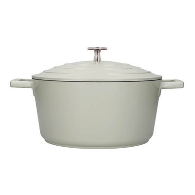 MasterClass Cast Aluminium 24cm Casserole Dish, Mint