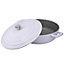 MasterClass Cast Aluminium 28cm Shallow Casserole Dish, Lavender