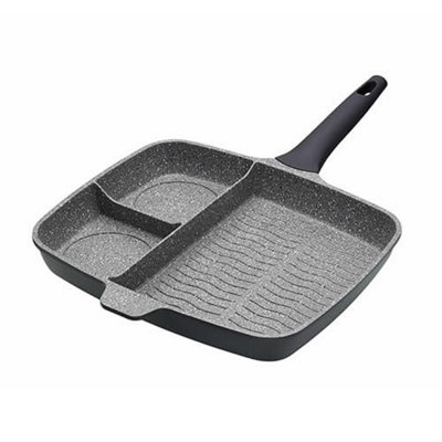 MasterClass Cast Aluminium Non-Stick All-in-One Frying Pan, 32cm