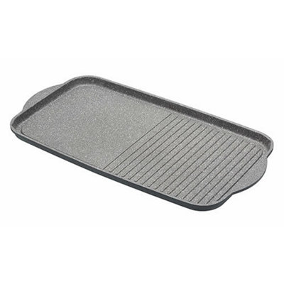 MasterClass Cast Aluminium Non-Stick Griddle Plate, 51 x 27 cm