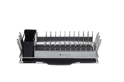 MasterClass Compact Stainless Steel Dish Drainer