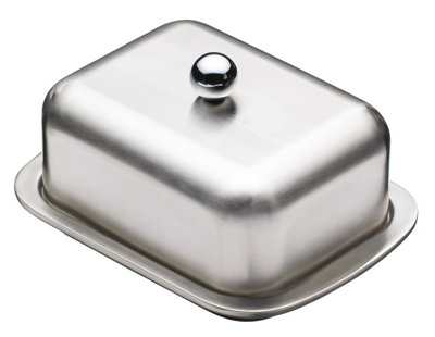 MasterClass Deep Double Walled Insulated Covered Butter Dish