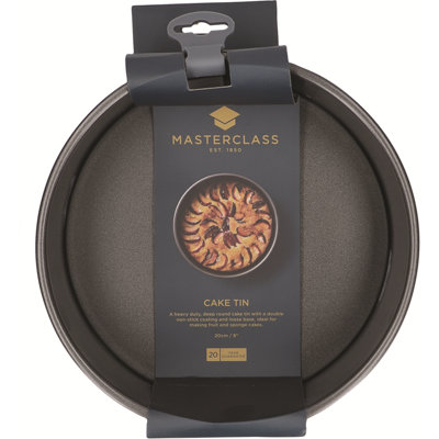 MasterClass Non-Stick 20cm Loose Base Deep Cake Pan