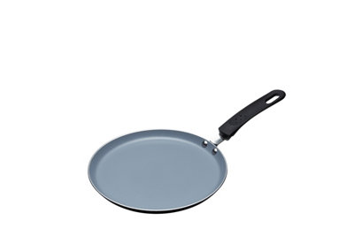 MasterClass Pancake Pan Ceramic Non-Stick Eco Induction Crepe Iron Base 24 cm