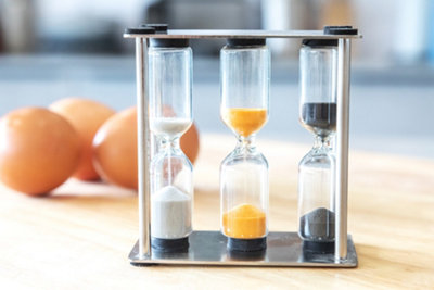 MasterClass Professional Stainless Steel Triple Sand Timer