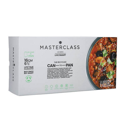 MasterClass Recycled Non-Stick 16cm Saucepan