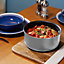 MasterClass Smart Space 5 Piece Saucepan Set with Removable Handle and Universal Lid
