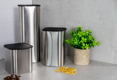 MasterClass Stainless Steel Container with Antimicrobial Lid